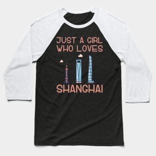 Just A Girl Who Loves Shanghai Baseball T-Shirt